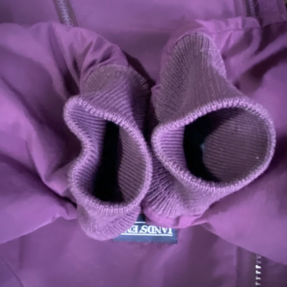 Lands End Womens Purple Nylon Navy Fleece Lined Lightweight Jacket. Sz -S - Picture 9 of 15